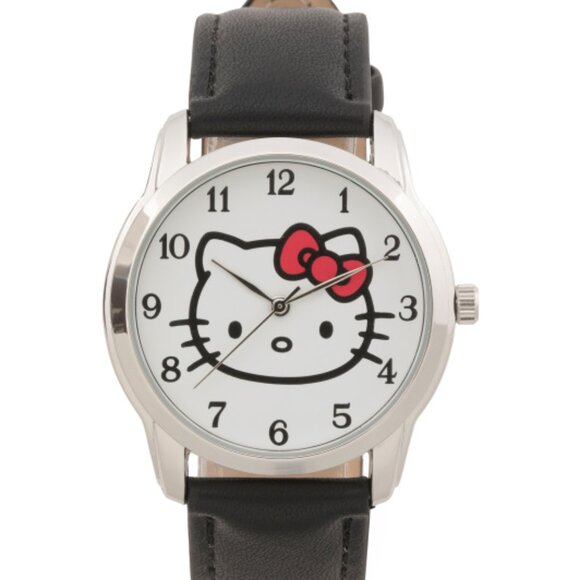 HELLO KITTY Women's Hello Kitty Leather Strap Watch - Picture 3 of 6
